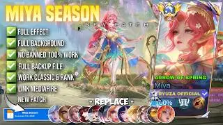 NEW Script Skin Miya Season- No Password | Full Effect Voice Patch Terbaru