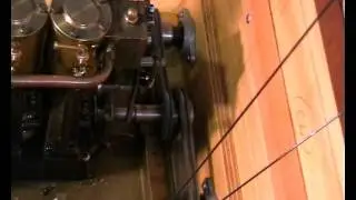 Model marine twin cylindersteam engine 