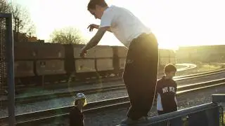 Parkour slow motion training day