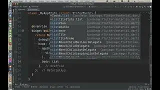 Flutter ListView sample 1