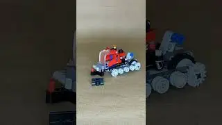 LEGO Technic Snow Groomer Build Timelapse #lego #legotechnic #technic