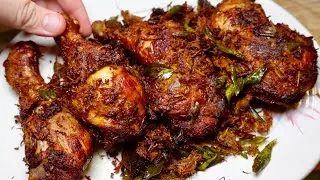 Ayam Goreng Berempah马来香料炸鸡，特出香味脆口好吃非常完美🍗香吖Malay-spiced fried chicken, special fragrance, crispy