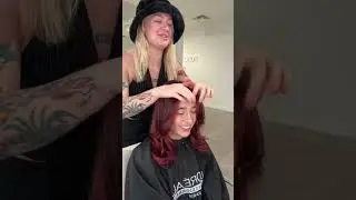 Professionnel Paris Her reaction is everything 🥹 Wait till the end to see that CHERRY RED NEBULA dim