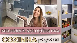 Como APROVEITAR ESPAÇO em COZINHA PEQUENA