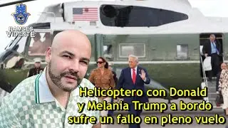 Helicopter with Donald Trump on board suffers mid-flight failure!!!