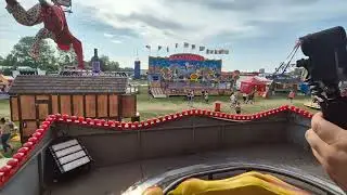 JAMIE WHITING GHOST TRAIN (onride) at Newcastle Hoppings 20/6/2025