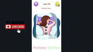 Brain Test: Nurse Story Puzzle LEVEL 28 Help her relax - Gameplay Walkthrough Android IOS