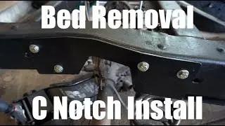 One Man Bed Removal and C Notch Install | 1970 Chevy C10