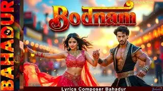 Bodnam  ।Beautiful Hindi song।Lyrics,Composition:Bahadur/ tamanna /Tiger Shroff ai model