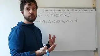 TDSHE 03 Q1 Equation de combustion avec coefficient d'excès d'air