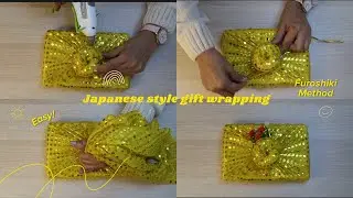 How to wrap gifts like a pro: Stunning & Luxurious Japanese Furoshiki Method! 🎁✨