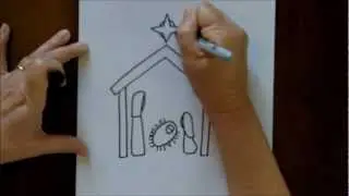 How to Draw a Nativity Scene Simple and Easy Drawing Tutorial for Beginners
