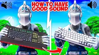 How to have the BEST keyboard sound like a PRO 😱⌨  (working with all microphones)