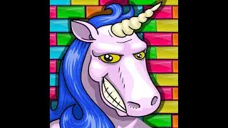 Play Brick Breaker Unicorn - Free Arcade Game Online