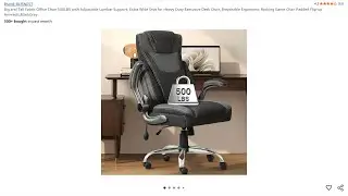 Blisnest Office Chair 500lbs Support (Build)