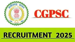 CGPSC Bharti 2025 || Application Start's Link Here Apply Now 👇|| labour Officer / Assistant Jailor 