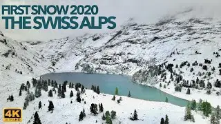 Swiss Alps 2020 - First Snow - Engstlenalp, Engstlensee, Graustock - 4K Drone Video