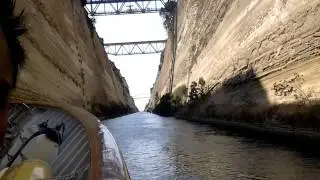Corintos canal in Greece