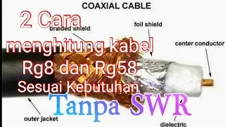 Cara menghitung Kabel Rg8 / Rg58