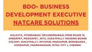 Business Development Executive-Natcare Solutions -Multiple Locations