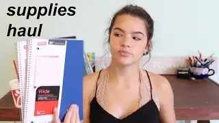 school supplies haul 2016! // infinityalanaxx