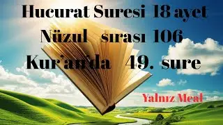 Hucurat Suresi  meal 18 ayet