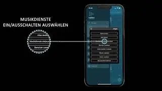 Revox MULTIUSER APP: Nutzer Musikdienste w&auml;hlen