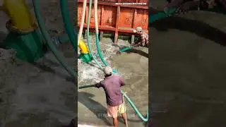 Powerful Water Pump Cline Sand in Big Ship Last Time Unload Sand by Mega Drager Machine&rsquo;s Part- 307