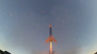 4 year old twins' first model rocket launches