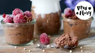 Luftige Aquafaba Schokomousse, super lecker und einfach! veganes Rezept