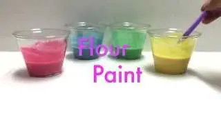 Easy Peasy Flour Paint