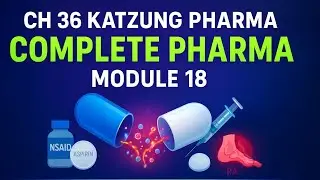 BLOCK 8 MODULE18 | PHARMACOLOGY CH36 | DMARDs, DRUGS FOR GOUT,NSAIDs, ASPIRIN, ACETAMINOPHEN|KATZUNG