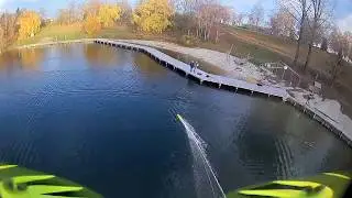 Steinbrunner See   Drone vs Boats