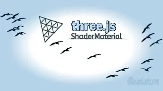 How to use or implement own Shader material in #threejs object?