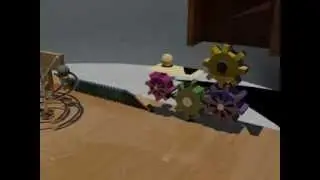 3ds Max massfx Rube Goldberg Machine