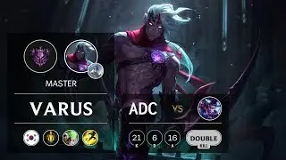 Varus ADC vs Vayne - KR Master Patch 9.8