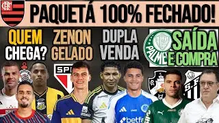 3 REFORÇOS NO TIMÃO? SP: ZENON JÁ ERA? COMPRA E SAÍDA NA SEP| PAQUETÁ É DO FLA| RONY, KAUÃ, VAS, SAN
