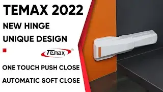 NEW hydraulic hinges for doors | One touch close | automatic soft close | By TEMAX hardware
