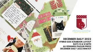 December Daily 2022 Days 13 and 14 | With Paislee Press for Ali Edwards