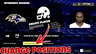 How to Change Positions in Madden 23 Franchise!