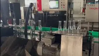 Water bottle quality inspection.