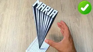 Como Dibujar en 3D Fácil - Aprende el Truco Básico Ahora