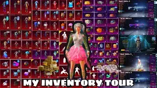 My inventory tour in Bgmi | Bgmi inventory tour | All of my skin collection in BGMI | #bgmi