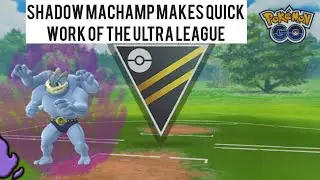 Shadow machamp makes quick work of the ultra league. season 8 go battle league #shorts