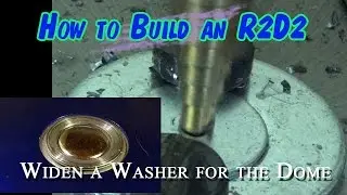 Build R2D2 Dome Washer Using 1 inch by 1/4 inch washer and stepdown bit