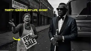 Ray Charles found woman crying 'THIRTY YEARS OF MY LIFE GONE!' -what he did SAVED downtown