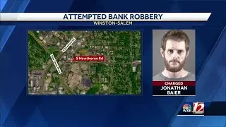 Winston-Salem police charge man in attempted bank robbery