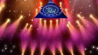 || Background WITH LIGHTS and spotlight 2 glowing star more light  stage Indian idol SHORTSHDVIDEOS
