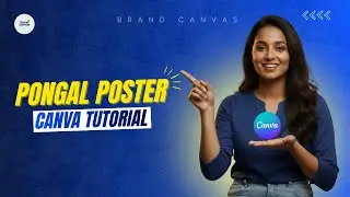 How to Design a Pongal Poster in Canva | Step-by-Step Beginner Tutorial