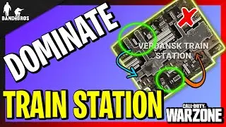 Exploring THE NEW TRAIN STATION in Warzone | All Rappel Spots | All entrance Doors | Secret Spots